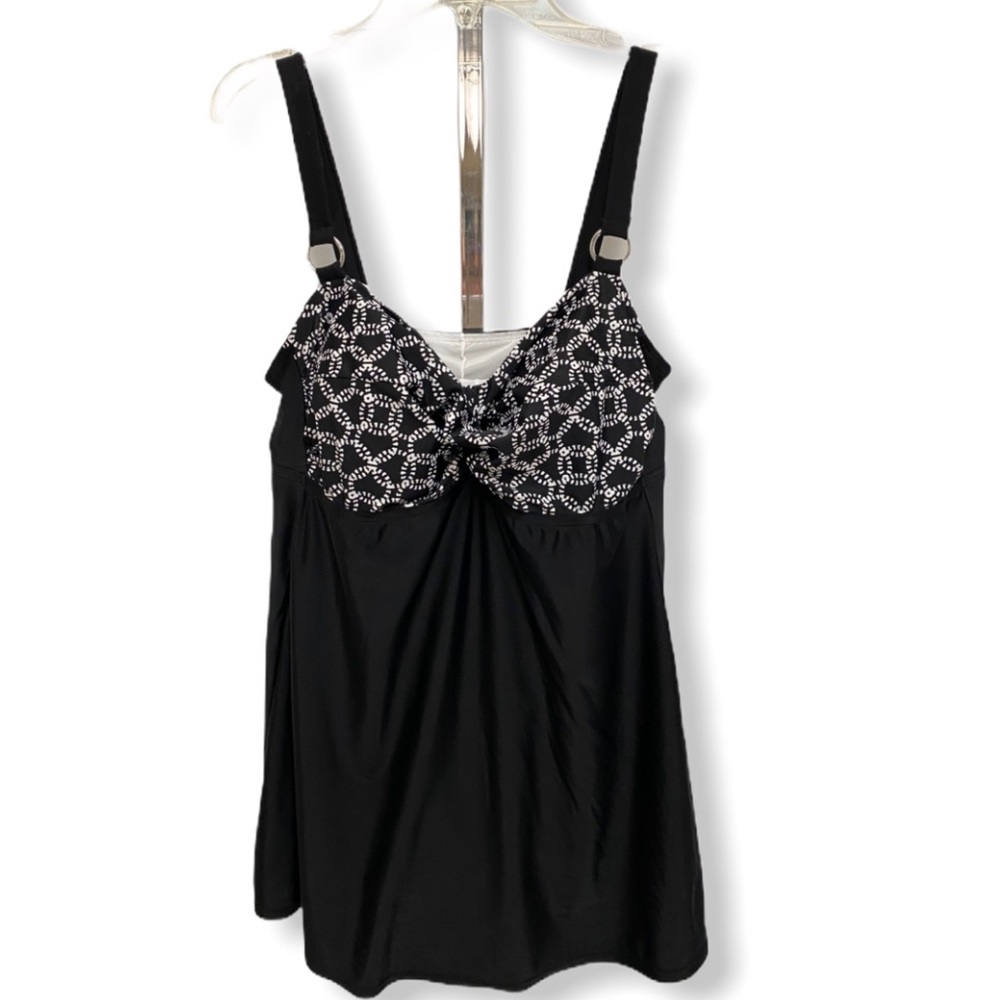 Lane Bryant Swim Dress Swimsuit Built-In Bra 14W
